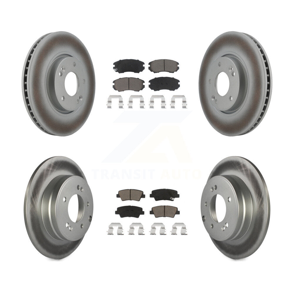Transit Auto KGC-100820 Disc Brake Kit for 2008-2010 Hyundai Sonata - Front and Rear