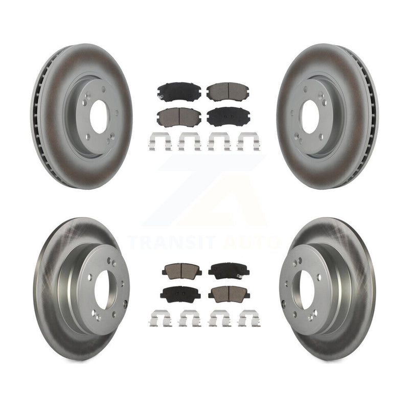 Transit Auto KGC-100820 Disc Brake Kit for 2008-2010 Hyundai Sonata - Front and Rear
