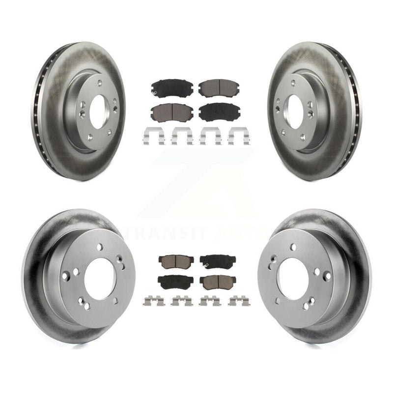 Transit Auto KGC-100821 Disc Brake Kit for 2005-2010 Hyundai Sonata, Kia Magentis and More - Front and Rear