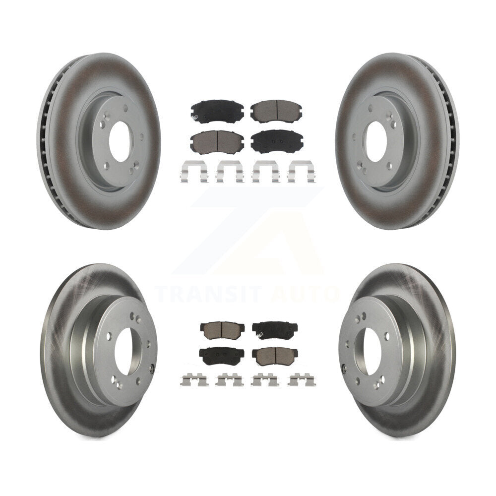 Transit Auto KGC-100822 Disc Brake Kit for 2006-2008 Hyundai Sonata - Front and Rear