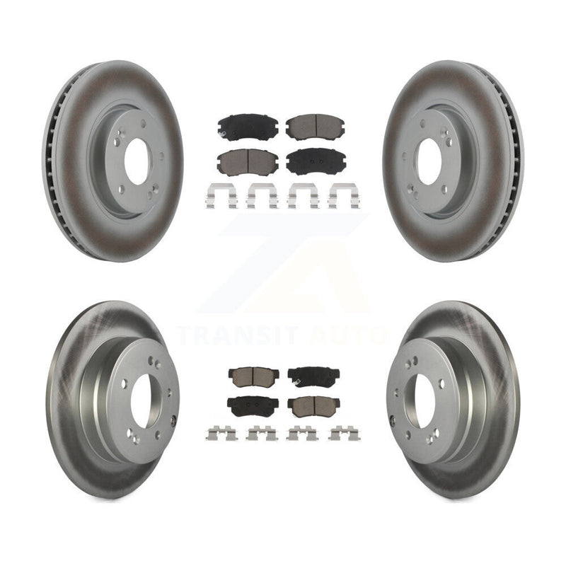 Transit Auto KGC-100822 Disc Brake Kit for 2006-2008 Hyundai Sonata - Front and Rear