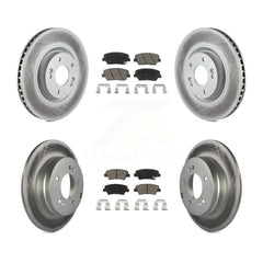 Transit Auto KGC-100823 Disc Brake Kit for 2012-2017 Hyundai Azera - Front and Rear