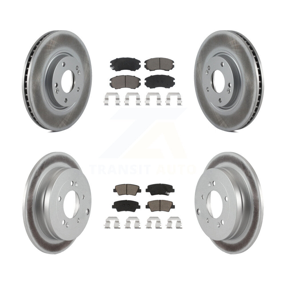 Transit Auto KGC-100824 Disc Brake Kit for 2007-2010 Hyundai Azera, Kia Amanti - Front and Rear
