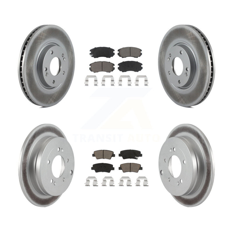 Transit Auto KGC-100824 Disc Brake Kit for 2007-2010 Hyundai Azera, Kia Amanti - Front and Rear
