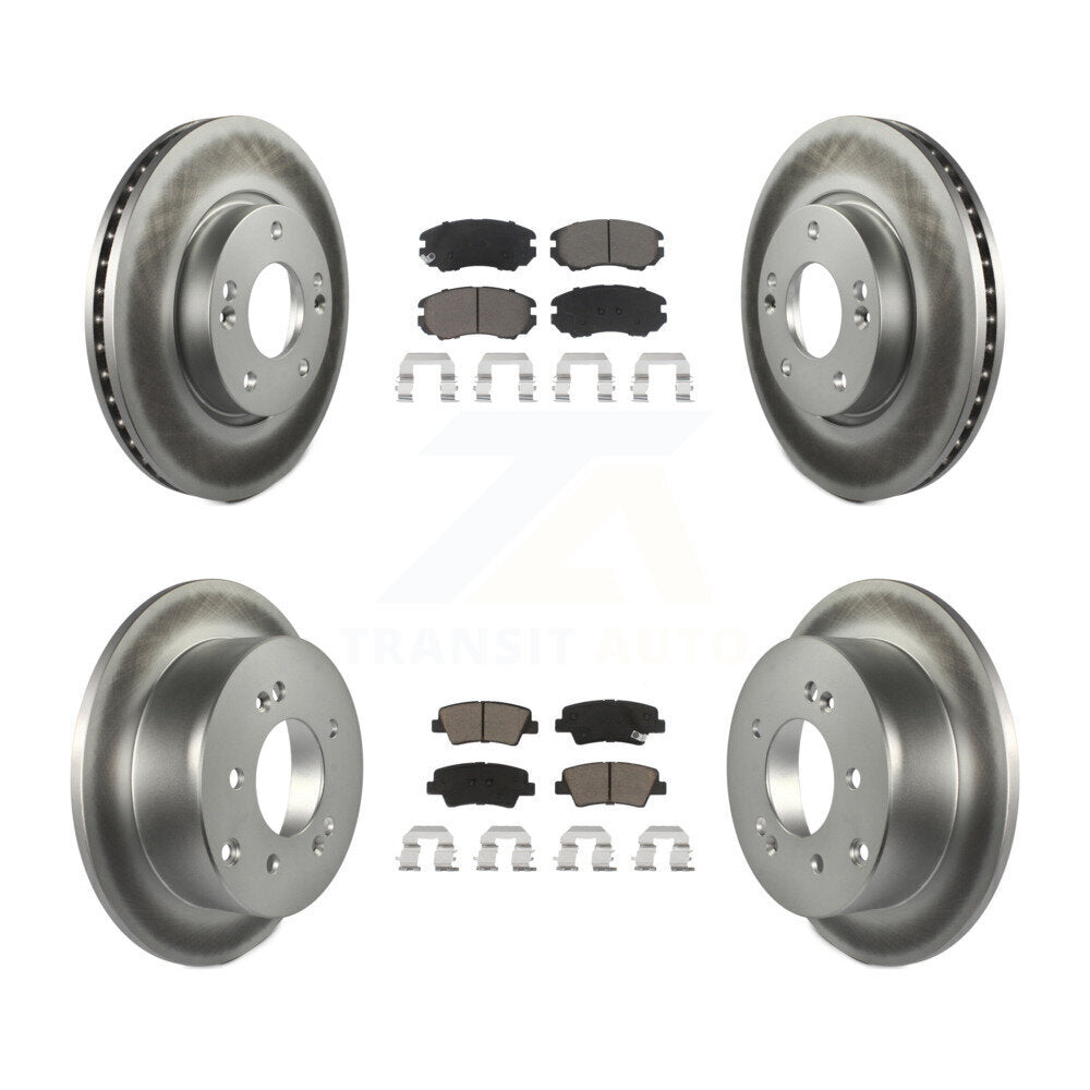 Transit Auto KGC-100827 Disc Brake Kit for 2012-2013 Kia Soul - Front and Rear