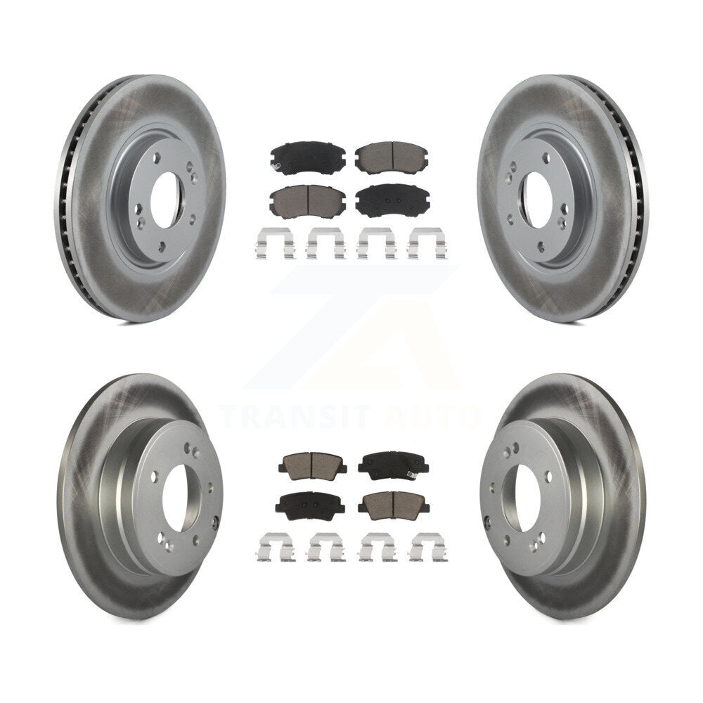 Transit Auto KGC-100828 Disc Brake Kit for 2010-2011 Hyundai Azera - Front and Rear