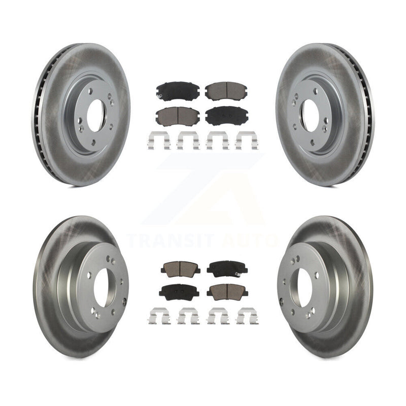 Transit Auto KGC-100828 Disc Brake Kit for 2010-2011 Hyundai Azera - Front and Rear