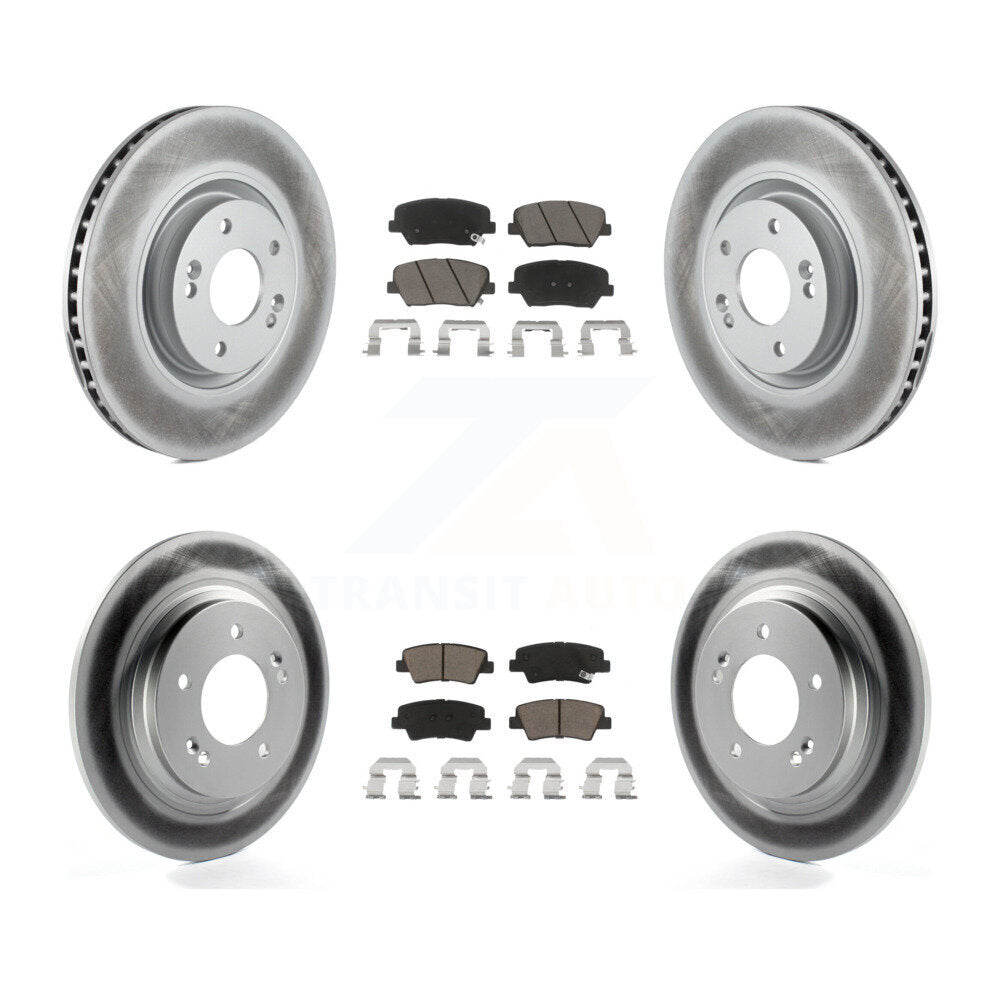 Transit Auto KGC-100829 Disc Brake Kit for 2016-2017 Hyundai Azera - Front and Rear