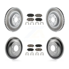 Transit Auto KGC-100829 Disc Brake Kit for 2016-2017 Hyundai Azera - Front and Rear