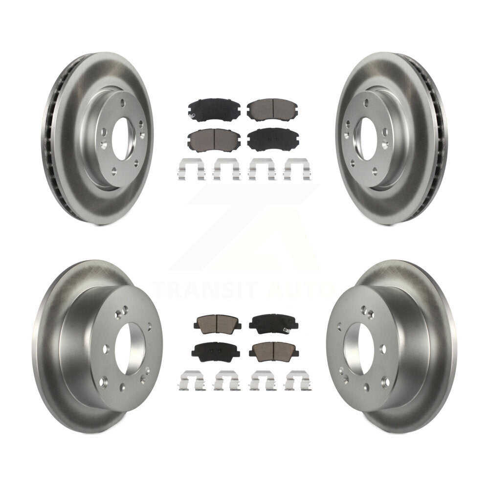 Transit Auto KGC-100830 Disc Brake Kit for 2010-2011 Kia Soul - Front and Rear