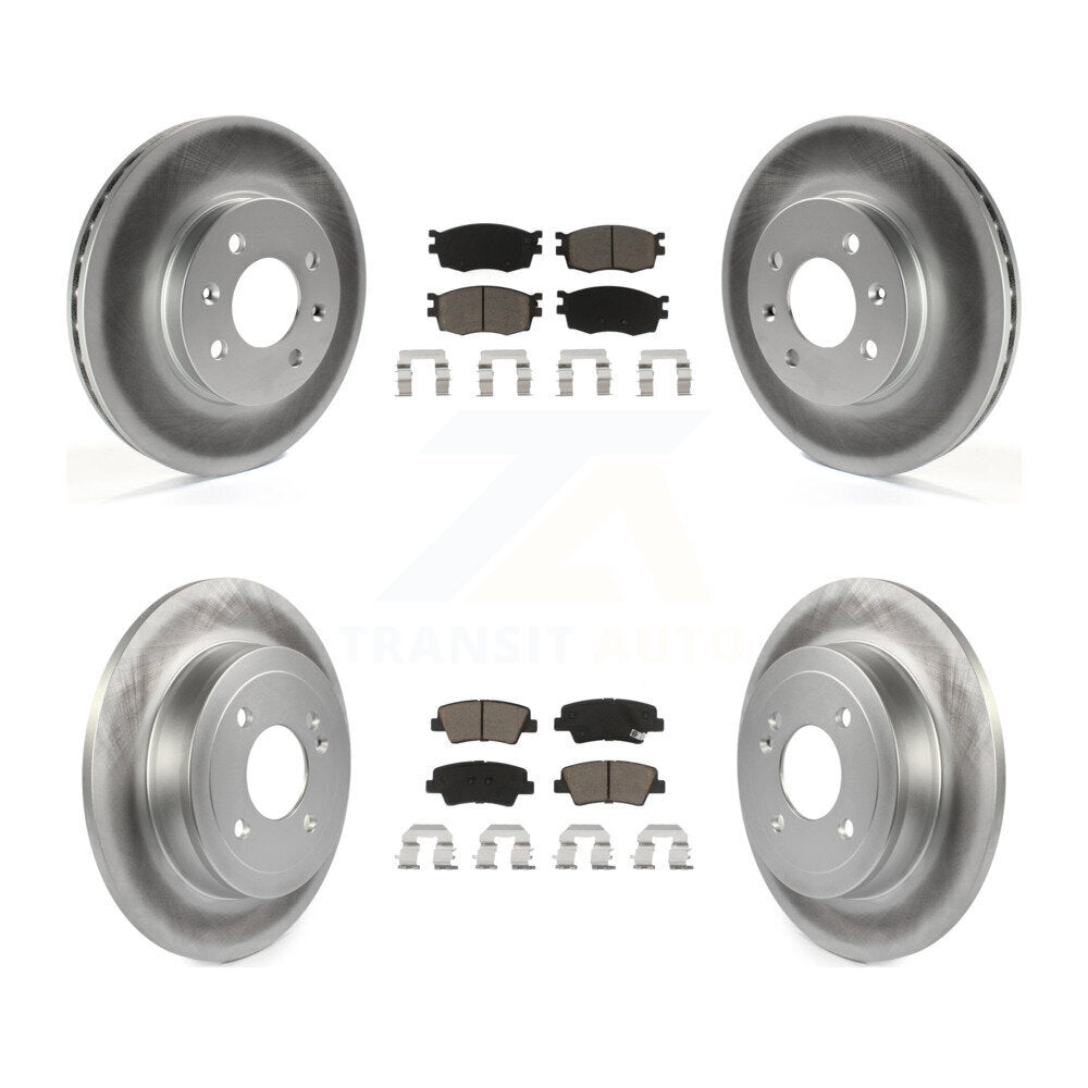 Transit Auto KGC-100832 Disc Brake Kit for 2011 Hyundai Accent - Front and Rear