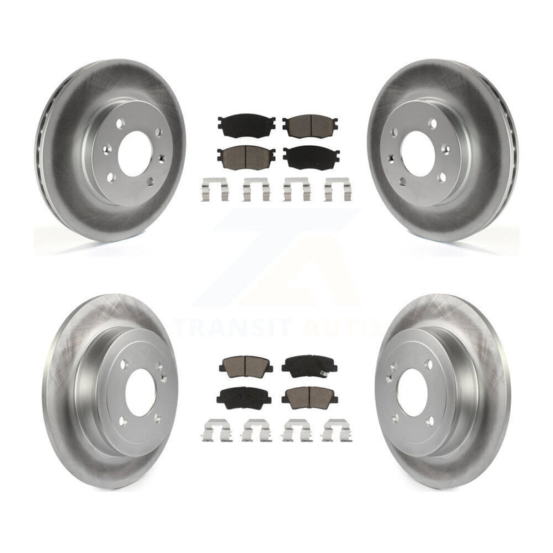 Transit Auto KGC-100832 Disc Brake Kit for 2011 Hyundai Accent - Front and Rear