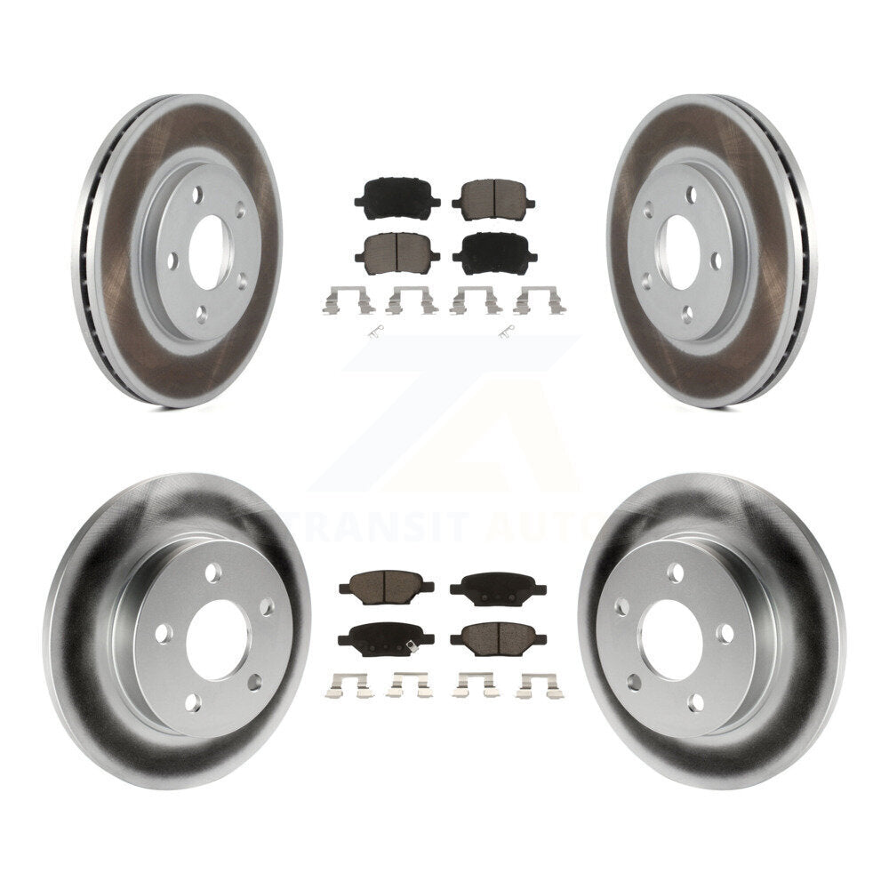 Transit Auto KGC-100833 Disc Brake Kit for 2004-2008 Chevrolet Malibu, Pontiac G6 - Front and Rear