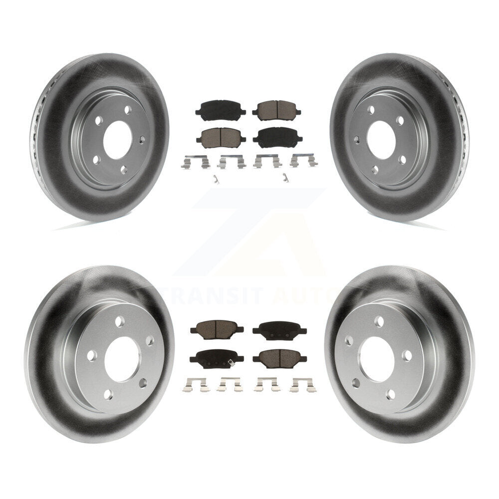 Transit Auto KGC-100834 Disc Brake Kit for 2010 Pontiac G5 - Front and Rear