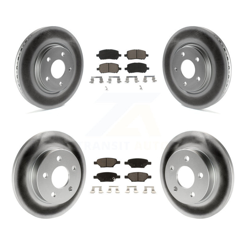 Transit Auto KGC-100834 Disc Brake Kit for 2010 Pontiac G5 - Front and Rear
