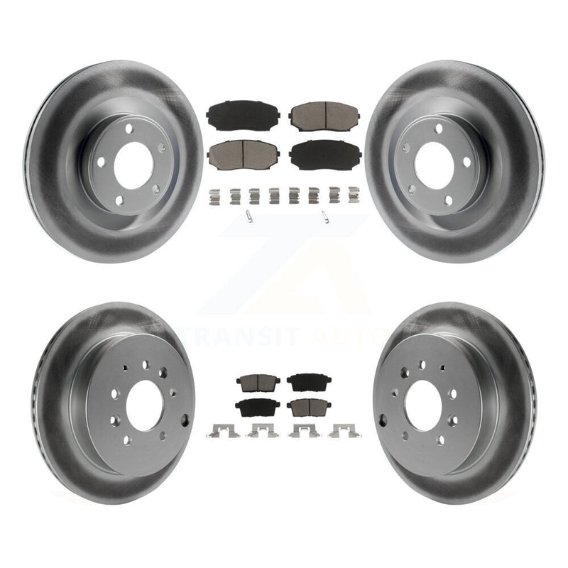 Transit Auto KGC-100838 Disc Brake Kit for 2007-2010 Ford Edge, Lincoln MKX - Front and Rear