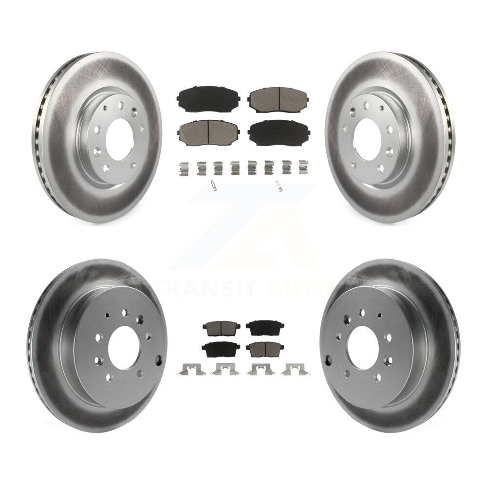 Transit Auto KGC-100839 Disc Brake Kit for 2007-2012 Ford Edge, Lincoln MKX, Mazda CX-7 - Front and Rear