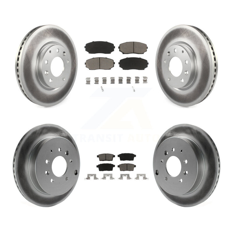 Transit Auto KGC-100839 Disc Brake Kit for 2007-2012 Ford Edge, Lincoln MKX, Mazda CX-7 - Front and Rear