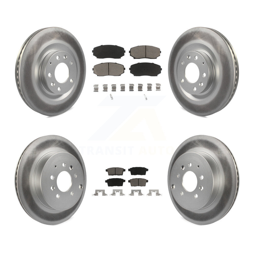 Transit Auto KGC-100840 Disc Brake Kit for 2007-2015 Mazda CX-9 - Front and Rear