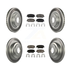Transit Auto KGC-100841 Disc Brake Kit for 2010-2016 Hyundai Genesis Coupe - Front and Rear