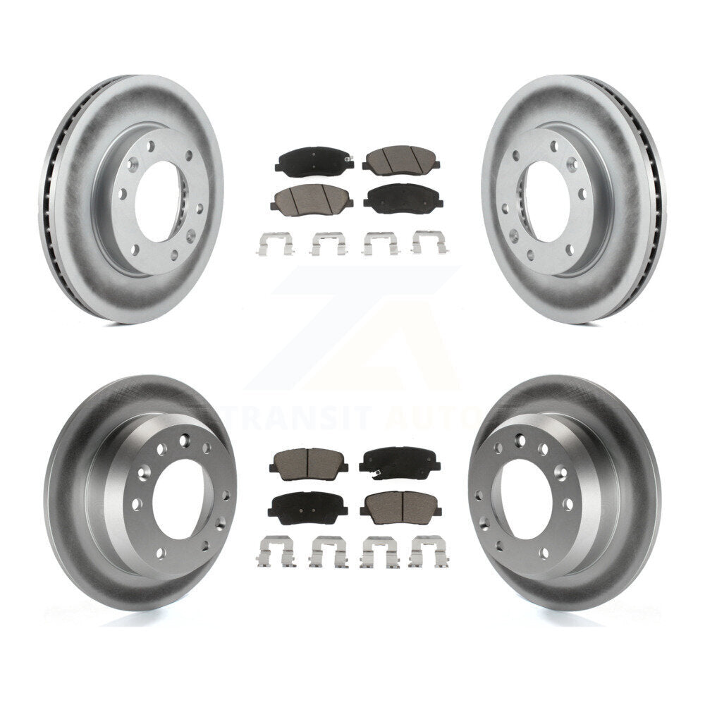 Transit Auto KGC-100843 Disc Brake Kit for 2006-2014 Kia Sedona, Hyundai Entourage - Front and Rear