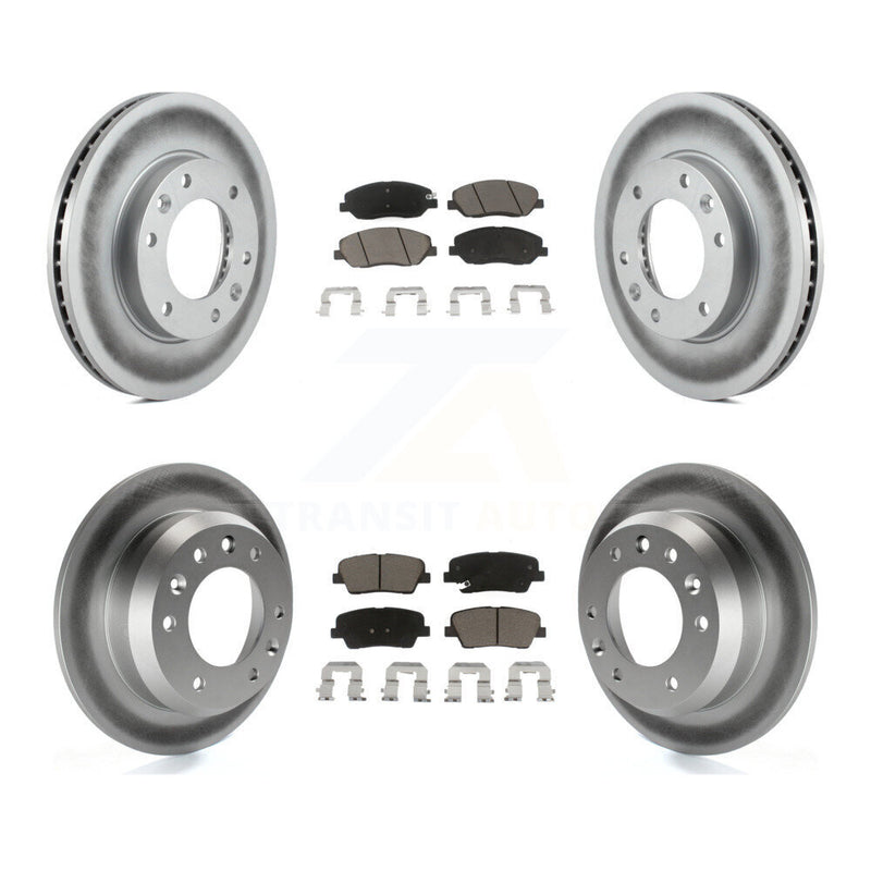 Transit Auto KGC-100843 Disc Brake Kit for 2006-2014 Kia Sedona, Hyundai Entourage - Front and Rear