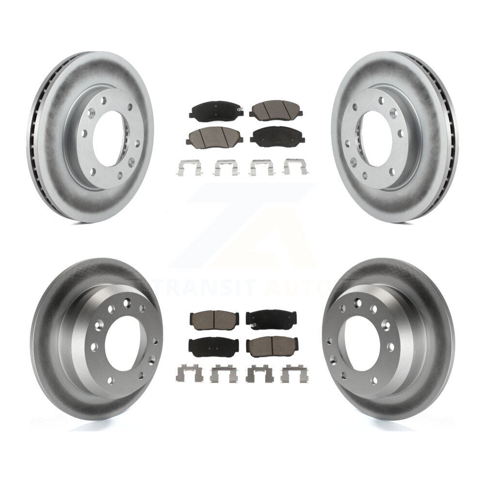 Transit Auto KGC-100846 Disc Brake Kit for 2006-2007 Hyundai Entourage, Kia Sedona - Front and Rear