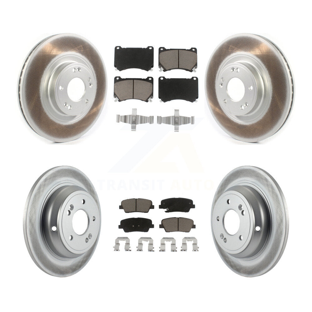 Transit Auto KGC-100847 Disc Brake Kit for 2009-2010 Hyundai Genesis - Front and Rear