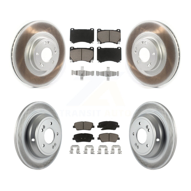 Transit Auto KGC-100847 Disc Brake Kit for 2009-2010 Hyundai Genesis - Front and Rear
