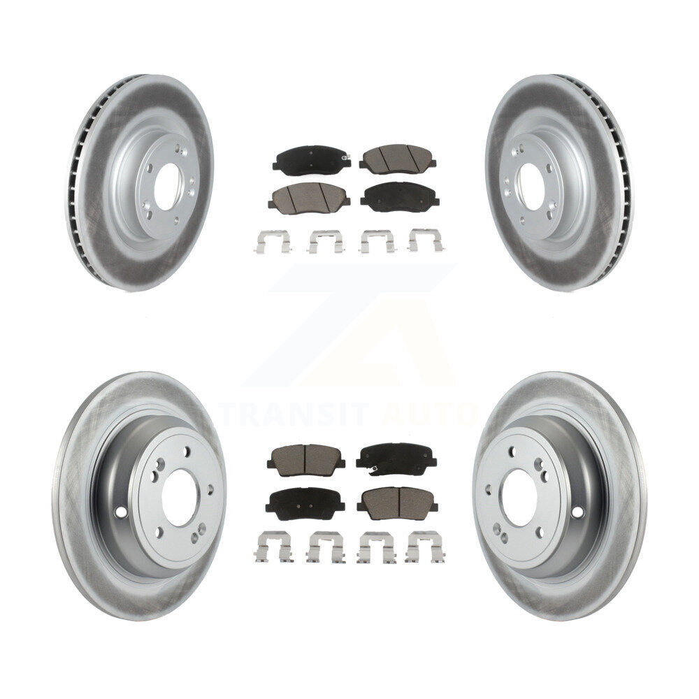 Transit Auto KGC-100848 Disc Brake Kit for 2009-2010 Hyundai Genesis - Front and Rear