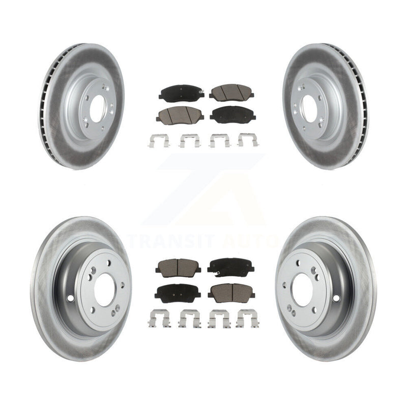 Transit Auto KGC-100848 Disc Brake Kit for 2009-2010 Hyundai Genesis - Front and Rear