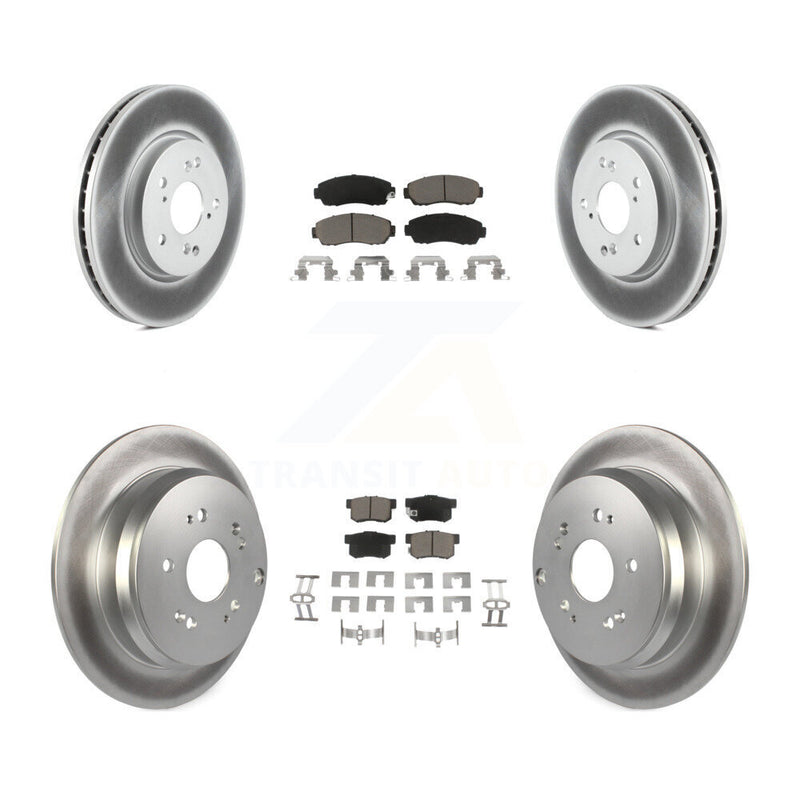 Transit Auto KGC-100850 Disc Brake Kit for 2007-2012 Acura RDX - Front and Rear