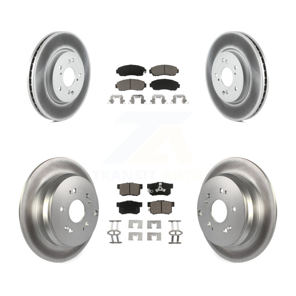 Transit Auto KGC-100851 Disc Brake Kit for 2007-2012 Acura RDX, Honda CR-V - Front and Rear