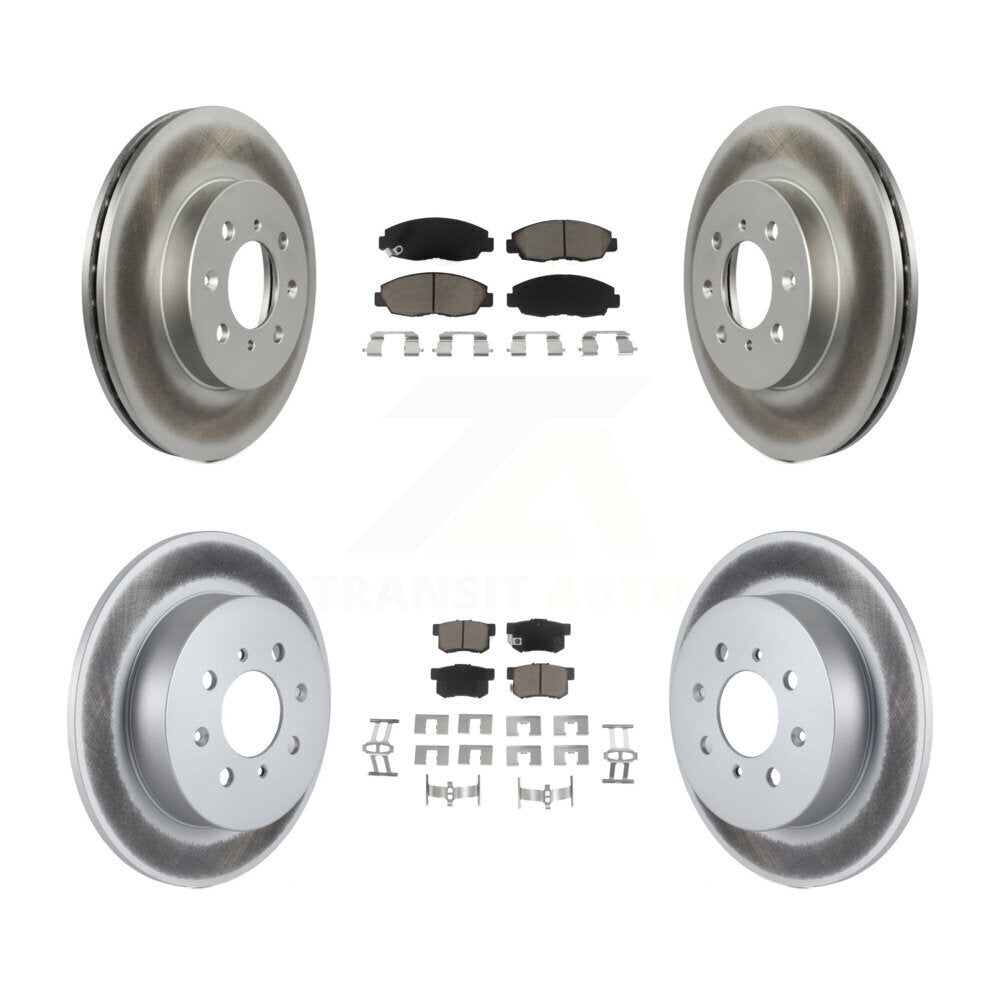 Transit Auto KGC-100852 Disc Brake Kit for 2001-2005 Honda Civic, Acura EL - Front and Rear