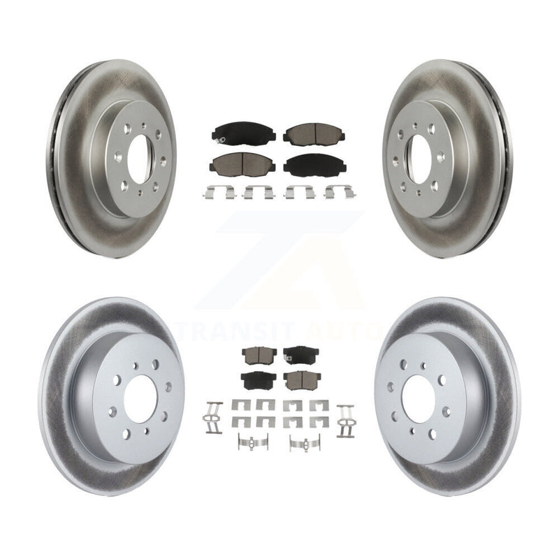 Transit Auto KGC-100852 Disc Brake Kit for 2001-2005 Honda Civic, Acura EL - Front and Rear
