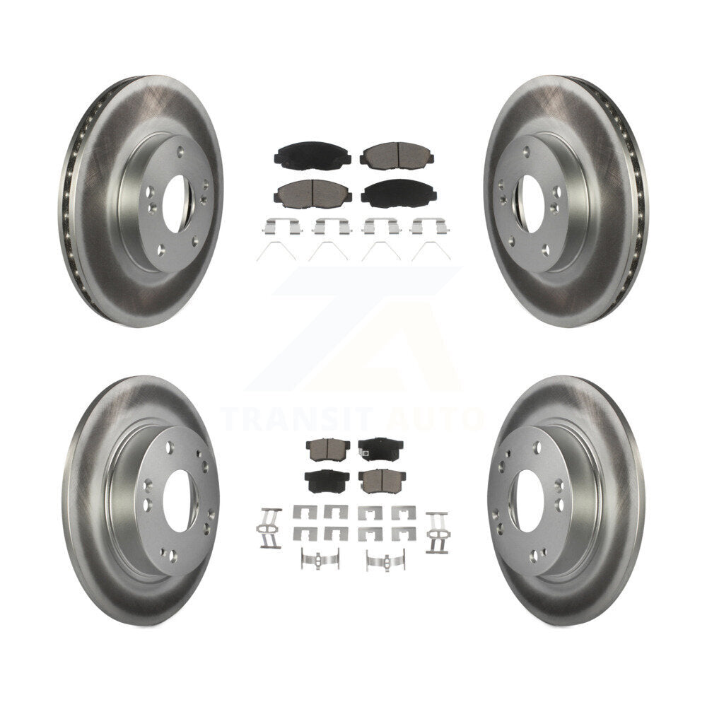 Transit Auto KGC-100855 Disc Brake Kit for 2014-2015 Honda Civic - Front and Rear