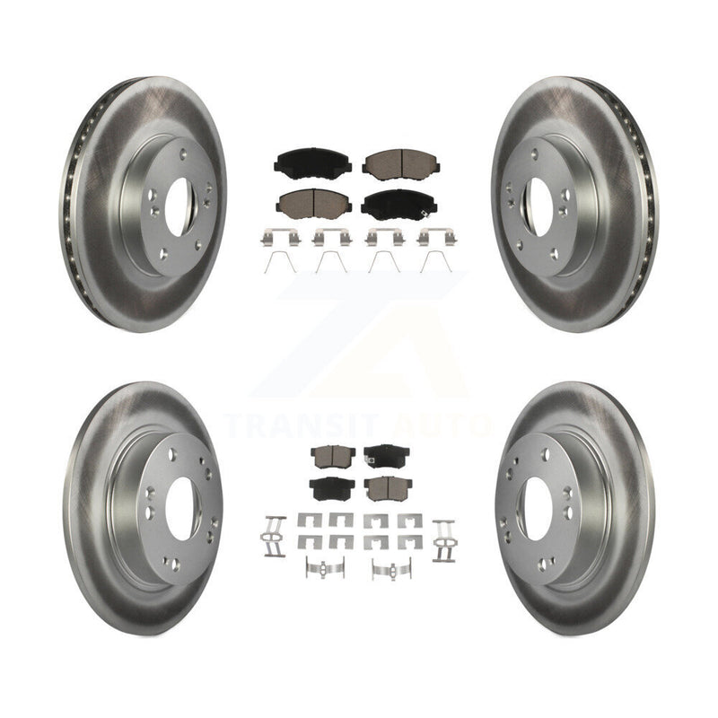 Transit Auto KGC-100856 Disc Brake Kit for 2013-2015 Honda Civic, Acura ILX - Front and Rear