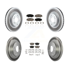 Transit Auto KGC-100857 Disc Brake Kit for 2012-2015 Acura ILX, Honda Civic - Front and Rear