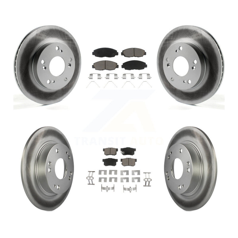 Transit Auto KGC-100858 Disc Brake Kit for 2012-2014 Honda Civic - Front and Rear