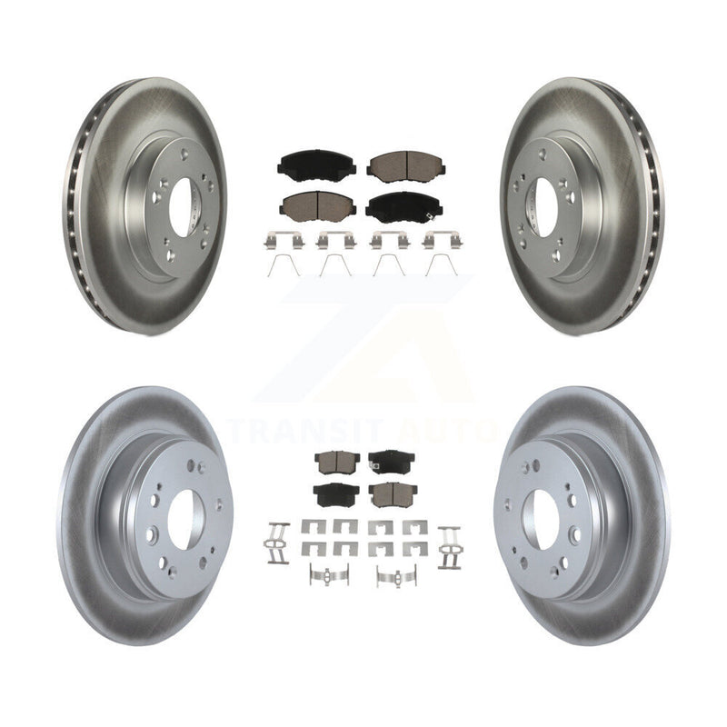 Transit Auto KGC-100859 Disc Brake Kit for 2002-2004 Honda CR-V - Front and Rear