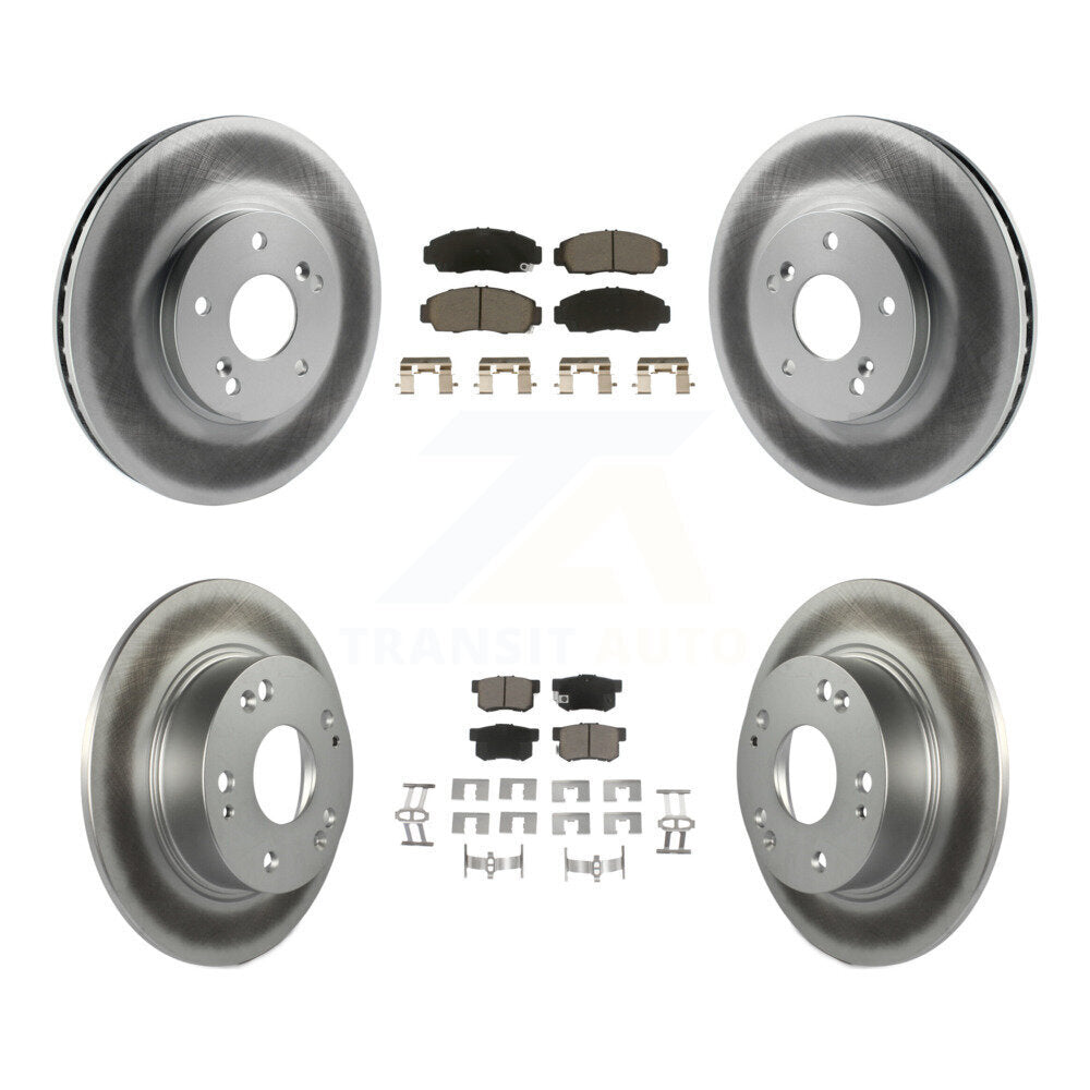 Transit Auto KGC-100860 Disc Brake Kit for 2003-2008 Honda Accord, Acura TSX - Front and Rear