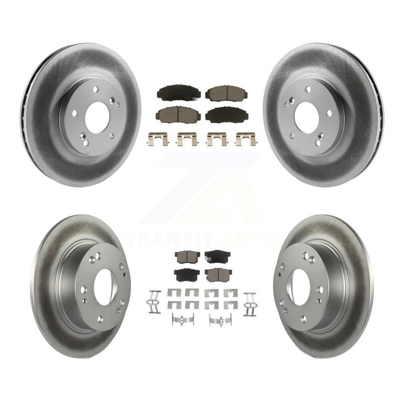 Transit Auto KGC-100860 Disc Brake Kit for 2003-2008 Honda Accord, Acura TSX - Front and Rear