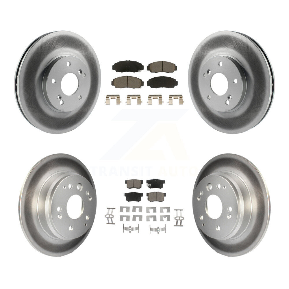 Transit Auto KGC-100861 Disc Brake Kit for 1999-2008 Acura TL - Front and Rear