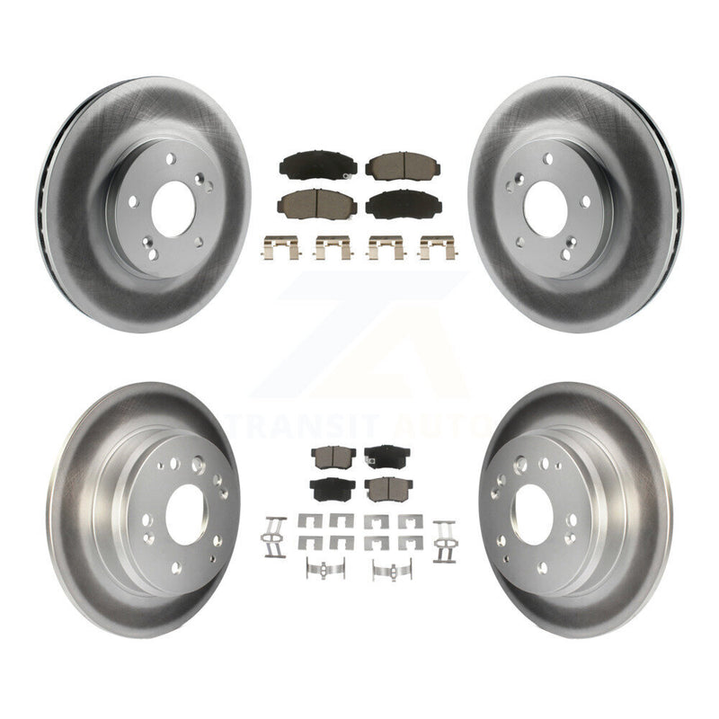 Transit Auto KGC-100861 Disc Brake Kit for 1999-2008 Acura TL - Front and Rear