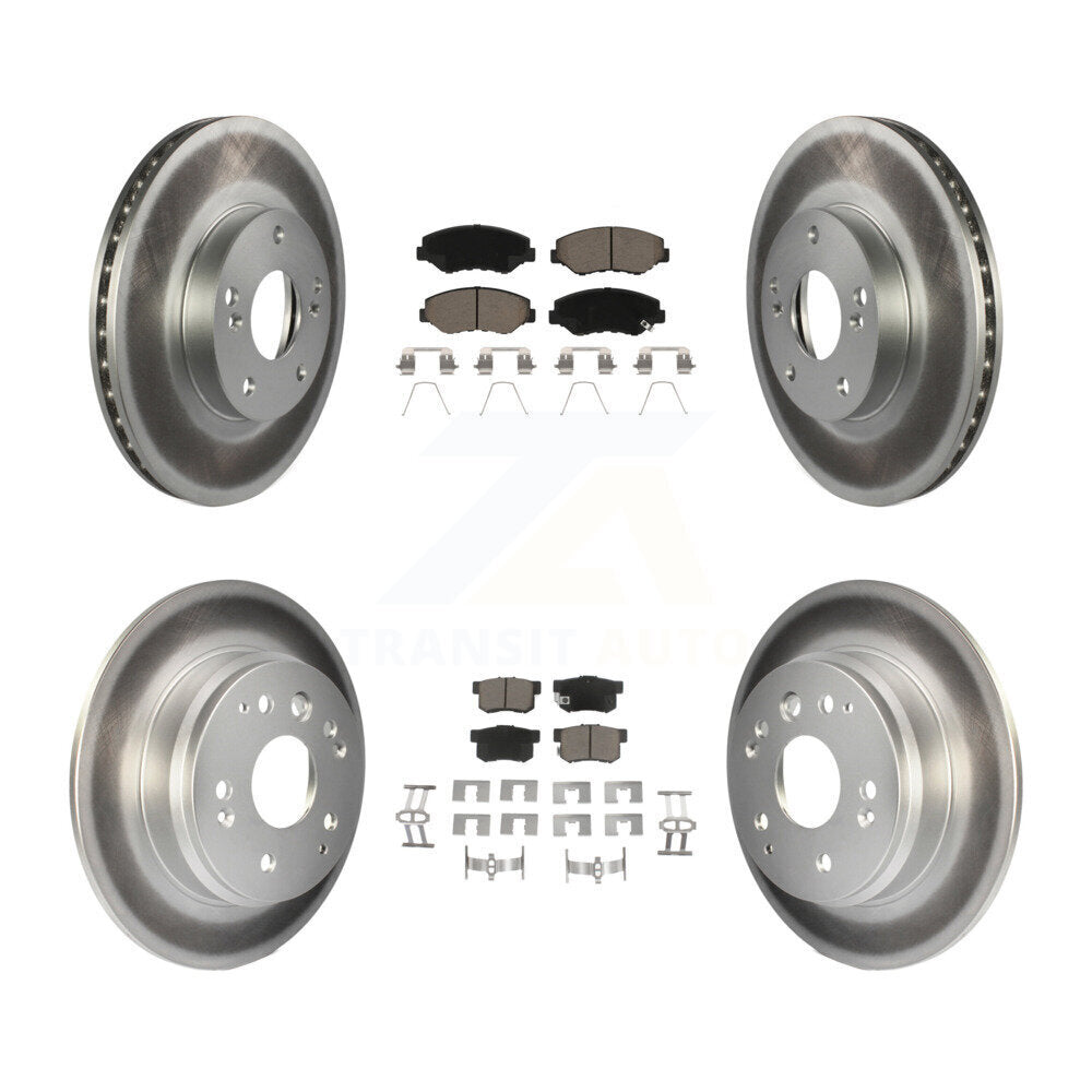 Transit Auto KGC-100862 Disc Brake Kit for 2003-2011 Honda Element - Front and Rear