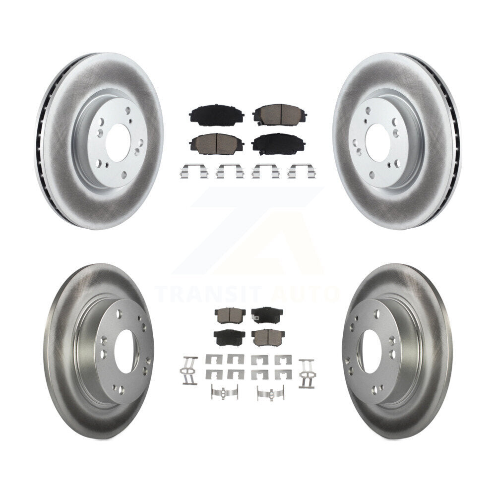 Transit Auto KGC-100865 Disc Brake Kit for 2006-2011 Acura CSX, Honda Civic - Front and Rear