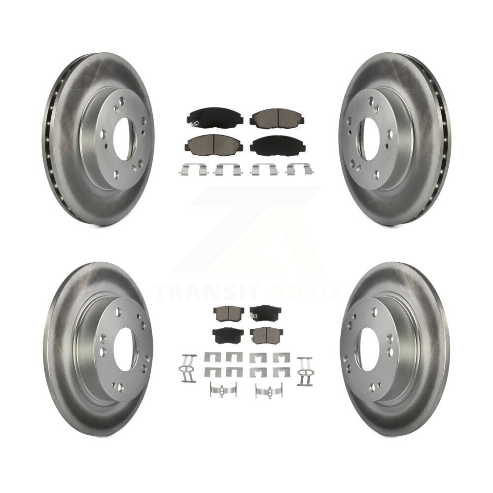 Transit Auto KGC-100866 Disc Brake Kit for 2006-2011 Honda Civic - Front and Rear