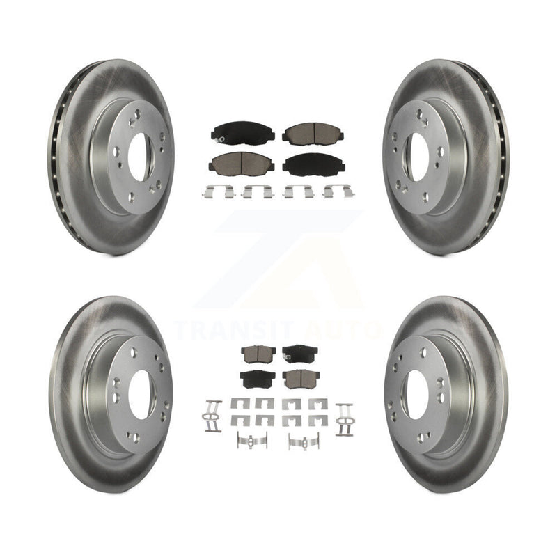 Transit Auto KGC-100866 Disc Brake Kit for 2006-2011 Honda Civic - Front and Rear