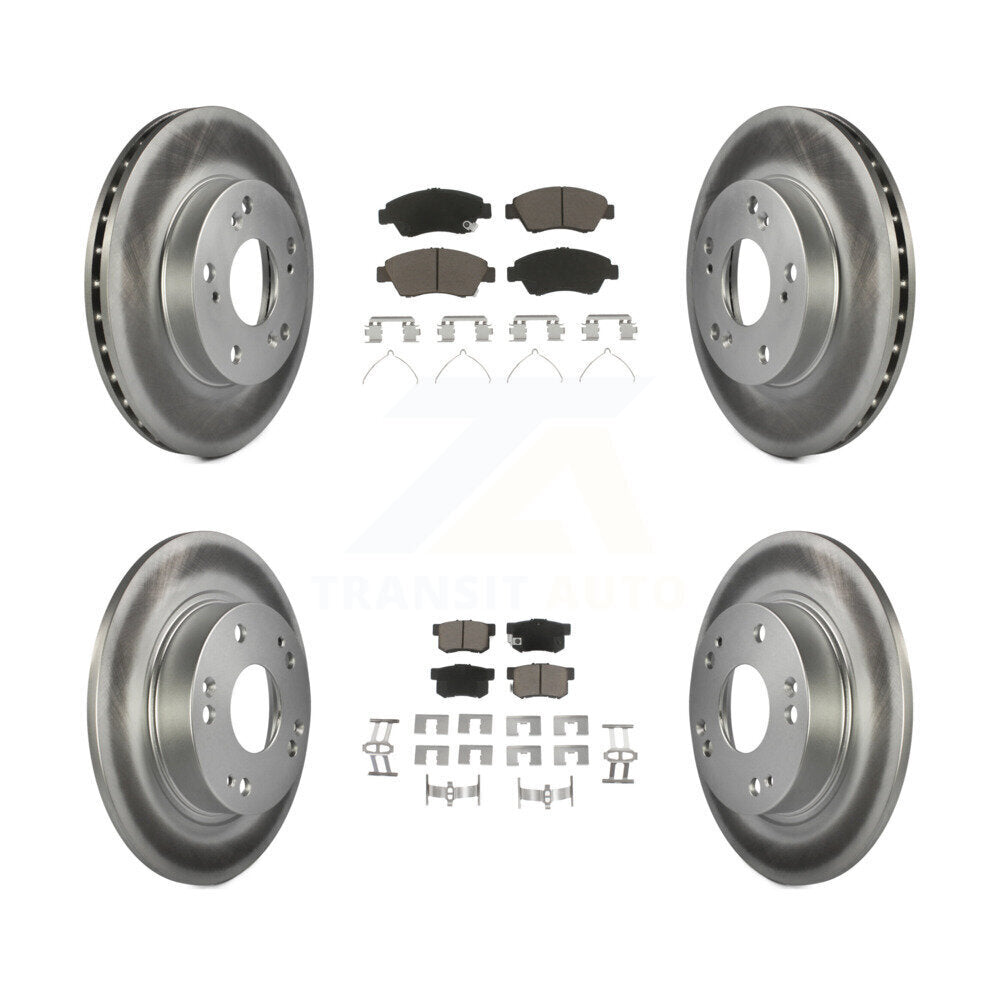 Transit Auto KGC-100869 Disc Brake Kit for 2009-2011 Honda Civic - Front and Rear