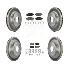 Transit Auto KGC-100869 Disc Brake Kit for 2009-2011 Honda Civic - Front and Rear